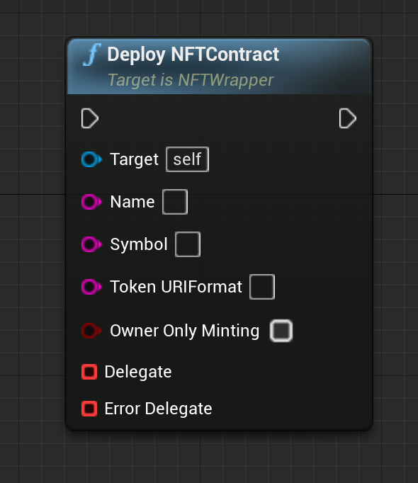 Deploy NFT contract